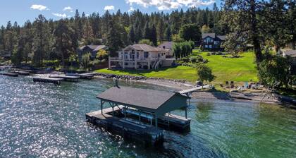 Lakefront Estate w/ Private Beach on Flathead Lake