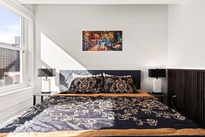 1 室のベッドルーム、デスク、アイロン / アイロン台、WiFi