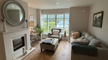 TV connectée, cheminée