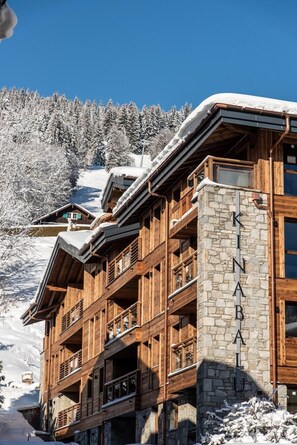 Exterior - Wifi, resort center, 2nd floor, terrace, balcony, parking, tv, 131m², Les Gets (Les Gets)