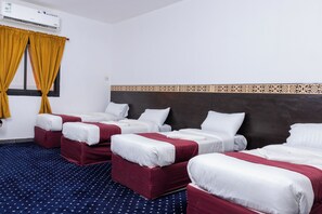 Basic Quadruple Room, City View | Free WiFi