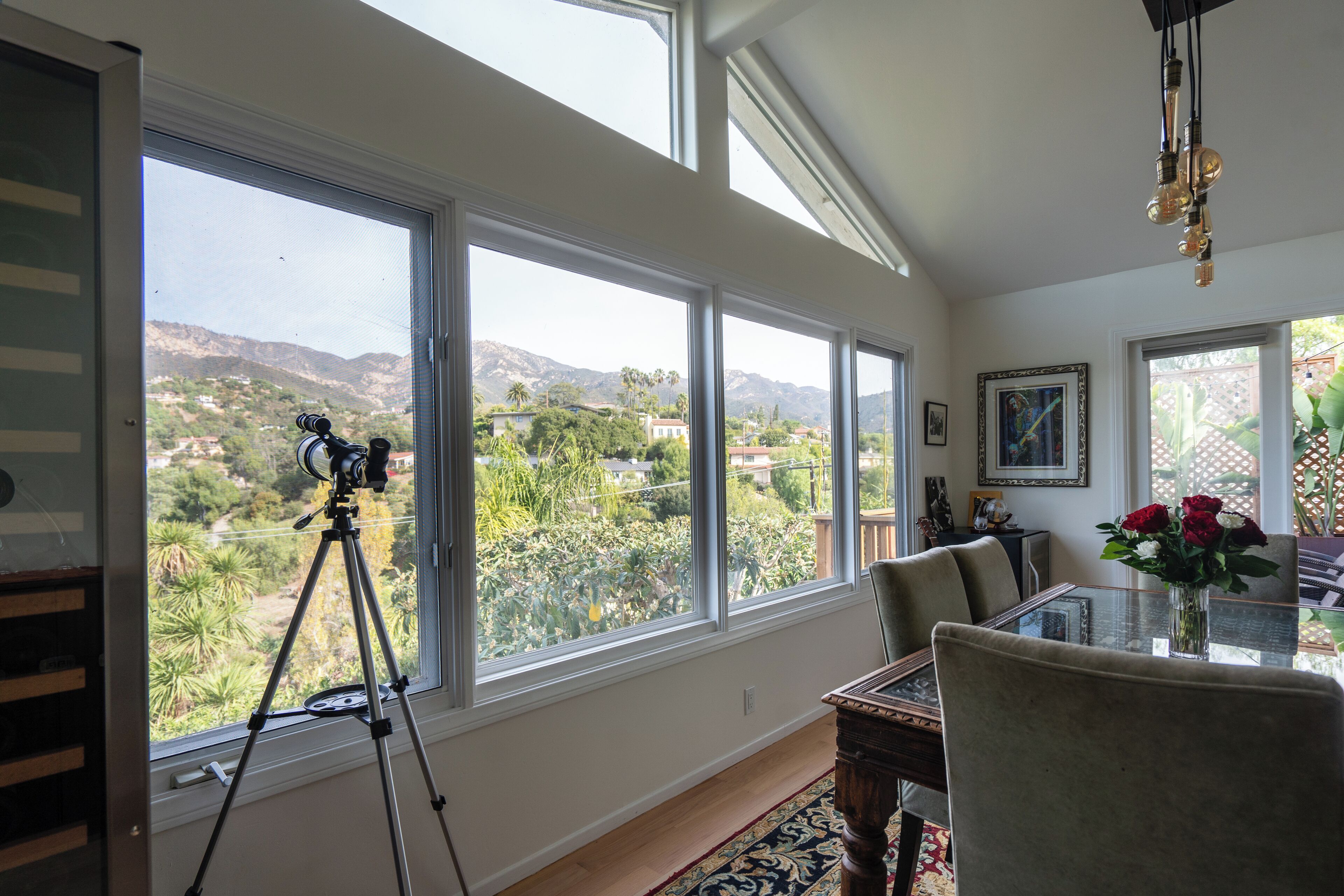 View from formal dining room