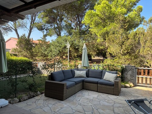 Casa Luna within walking distance of Porto Pino beach