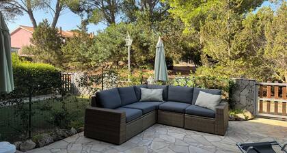 Casa Luna within walking distance of Porto Pino beach