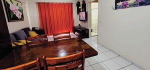 Family Apartment, Balcony, City View | Living room