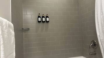 Towels, soap, toilet paper