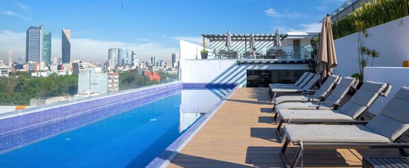 A heated pool - Rooftop Apartment in Condesa (Ciudad de México)