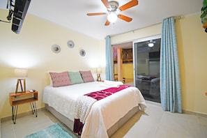 Apartment, 2 Bedrooms | Iron/ironing board, free WiFi - La Paz Condos with Pool 2 mi Malecon (La Paz)