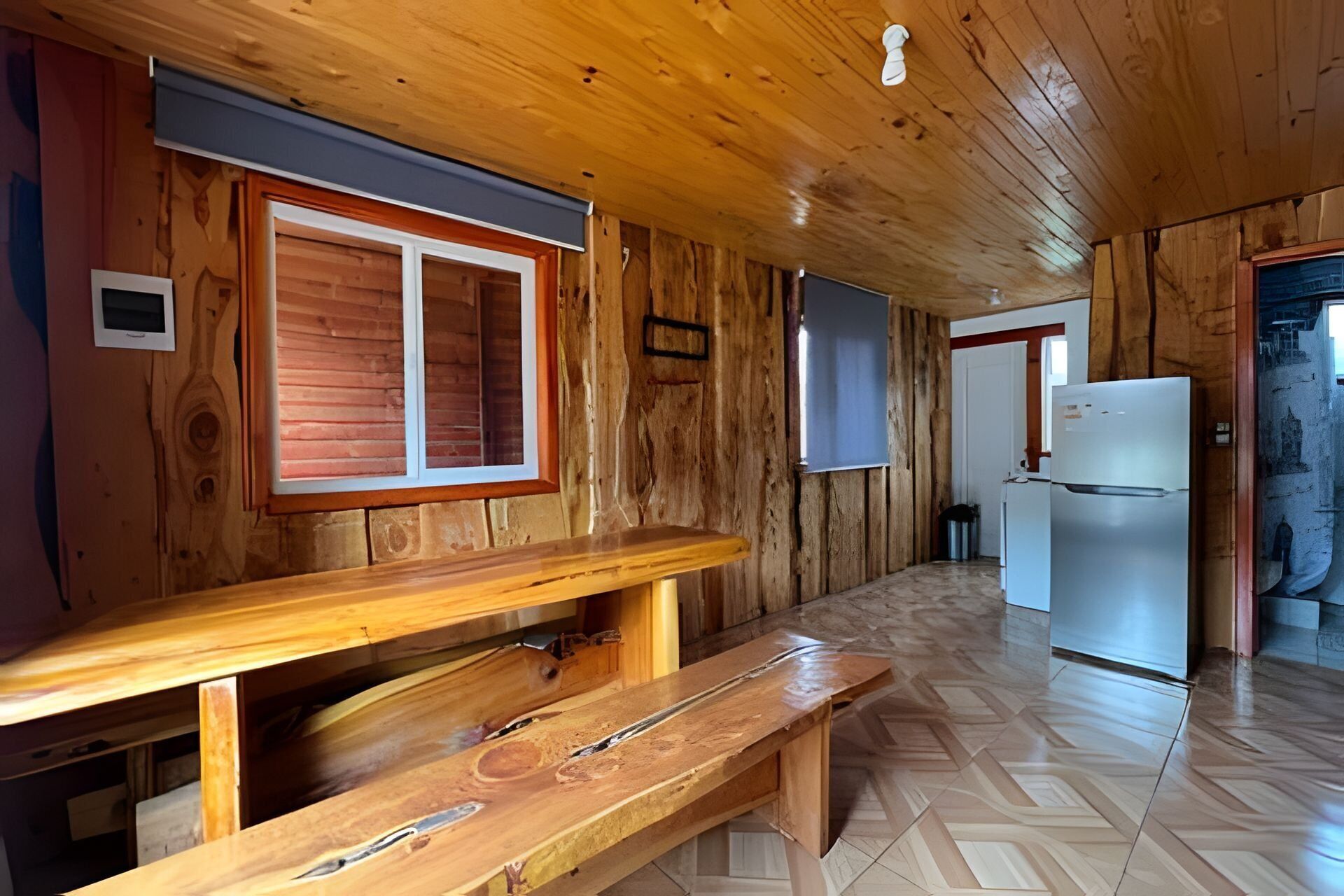 Comfort huisje, terras | Interieur