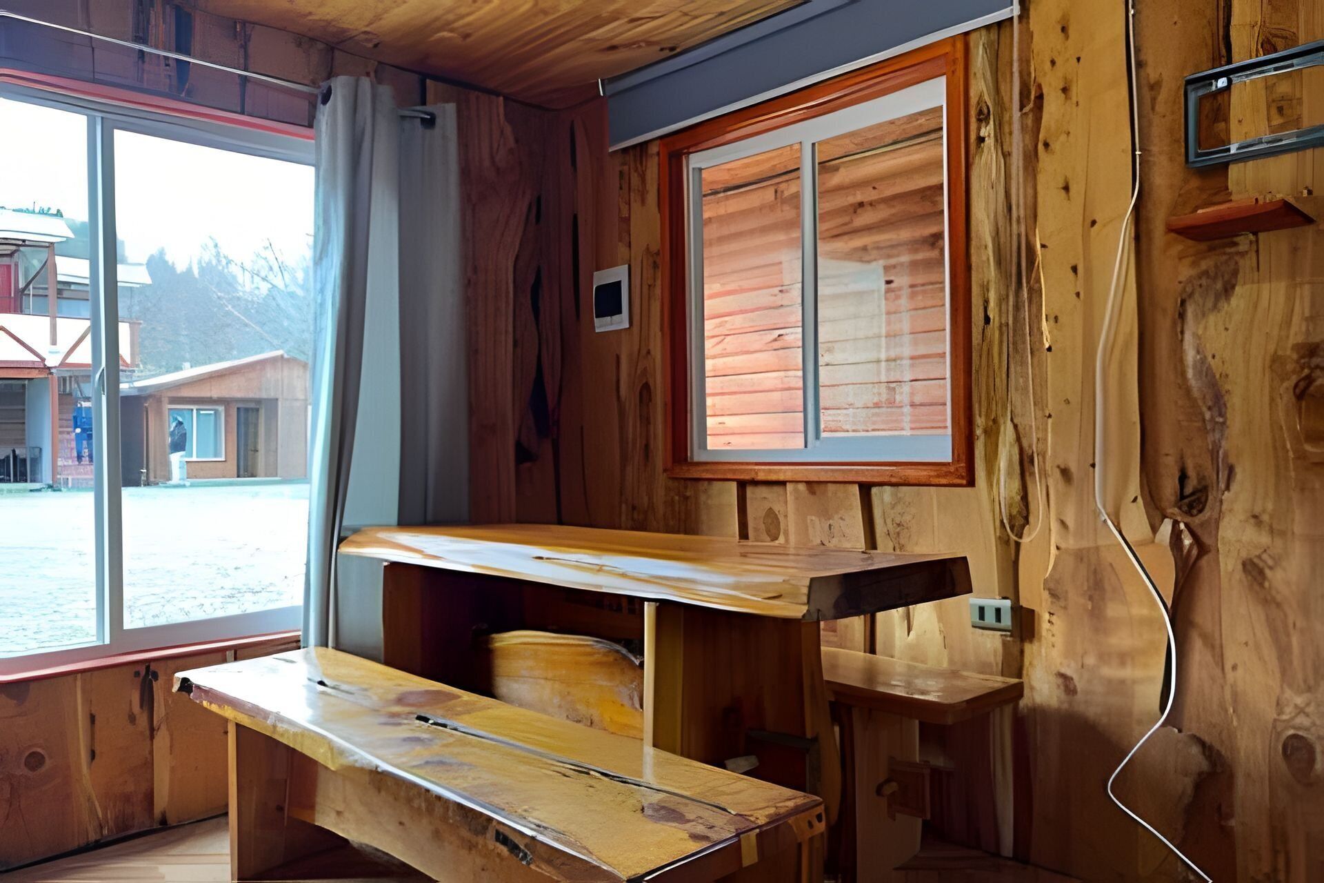 Comfort Cabin, Patio | Interior