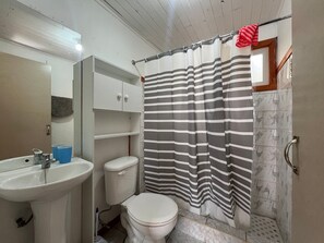 Shower, towels, toilet paper - Oceana Suites Rayen Lican-Ray (Villarrica)