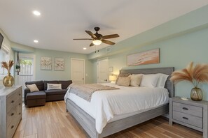 4 bedrooms, iron/ironing board, travel crib, WiFi