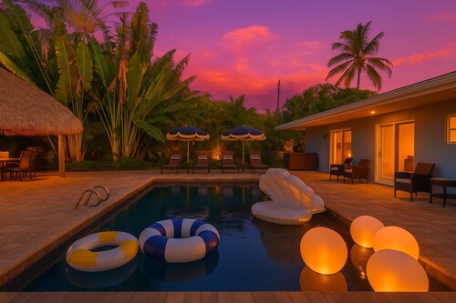 Heated Salt Pool, Steps to Beach, Hot Tub, Games