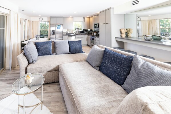 TV connectée, cheminée