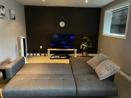 TV. Welcome to this beautiful cozy and peaceful unit at the heart of East Saint John
