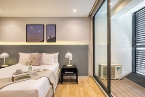 1 bedroom, individually decorated, individually furnished