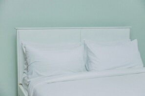 1 slaapkamer, een strijkplank/strijkijzer, wifi, beddengoed