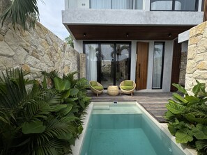 Façana frontal de l'allotjament