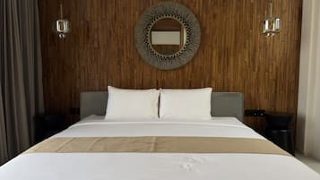1 chambre, literie de qualité supérieure, rideaux occultants