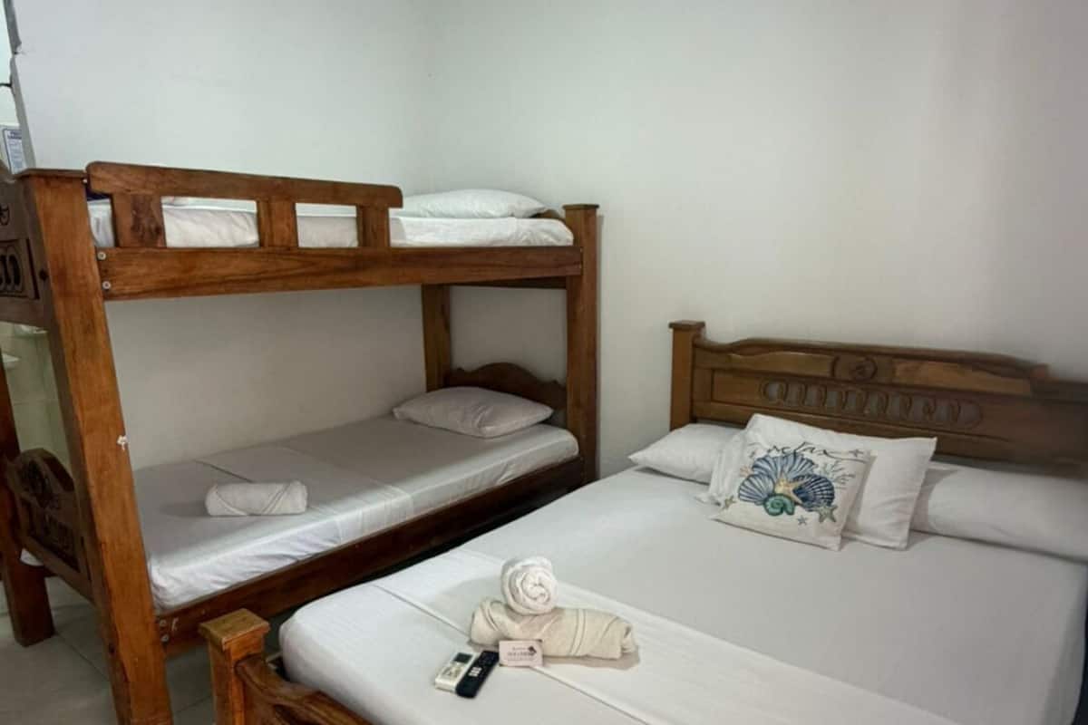 Comfort-Vierbettzimmer, Blick auf den Innenhof