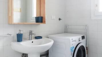 Hair dryer, towels