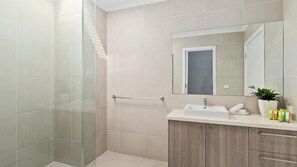 Shower, hair dryer
