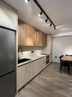 Private kitchen - Elite Apartment Booking Tirana - One-Bedroom Apartment (Tirana)