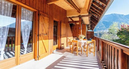 Maison "La Sambuy" avec vue sur la montagne et jardin partagé