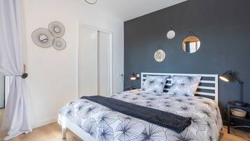 1 Schlafzimmer, Bügeleisen/Bügelbrett, kostenloses WLAN, Bettwäsche