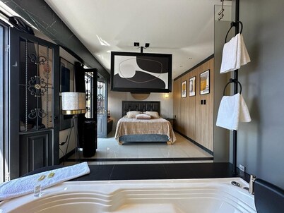 Luxury apt with jacuzzi near downtown 