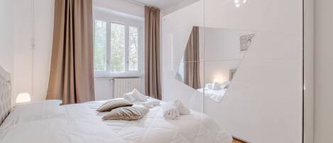 1 chambre, fer et planche Ă repasser, Wi-Fi, draps fournis