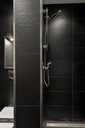 Shower, hair dryer
