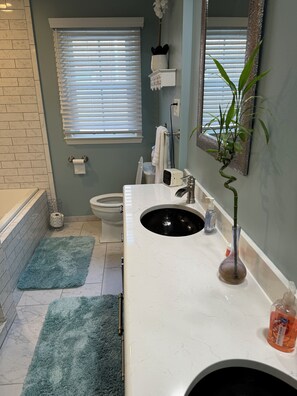 Towels, soap, shampoo, toilet paper - Charming 3-bedroom apartment in serene Grosse Pointe Park, close to lake (Grosse Pointe Park)
