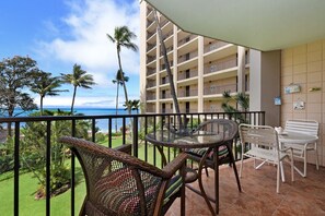 Condo, 1 Bedroom, Ocean View | Balcony view - Valley Isle Resort (Lahaina)