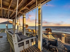 Property grounds - Beachfront | Hot Tub, Game Room, Firepit & Ocean Views (Port Bolivar)