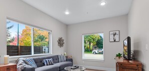 TV connectée, cheminée