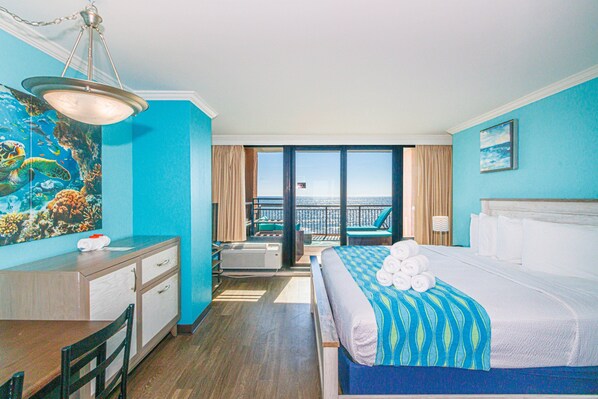 1 bedroom, free WiFi, bed sheets - WOW! Private Tropical Sundeck-Caravelle 515- NEW! (Myrtle Beach)