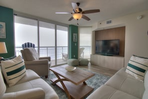 TV - Stunning Oceanfront 3 Bedroom 3 Bath Condo - Crescent Shores North Myrtle Beach (North Myrtle Beach)