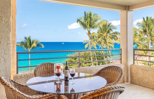 Maui Resort Rentals: Polo Beach Club 608 –  Luxurious 6th-Floor Oceanfront 2BR w/ Stunning Ocean Views!