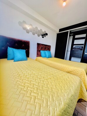 4 dormitorios, tabla de planchar con plancha, wifi y ropa de cama