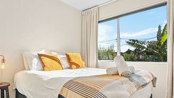 2 bedrooms, iron/ironing board, travel crib, WiFi