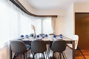Apartment, Balcony, City View | In-room dining - VILLA MITAMURA 301 (Tokyo)