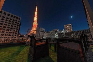 Appartement, balcon, vue ville | Terrasse/Patio