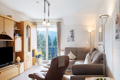 Apartment 'Tannenblick 7-4' with Mountain View, Shared Garden and Wi-Fi