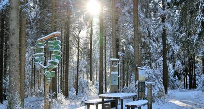 Ferienwohnung Tannenblick 3-2" mit Gemeinschaftsgarten, Balkon und Wi-Fi
