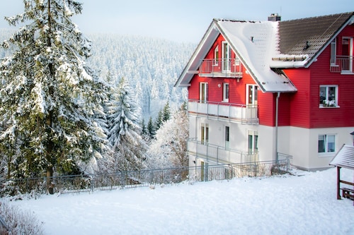 Ferienwohnung Tannenblick 3-3" mit Gemeinschaftsgarten, Balkon und Wi-Fi