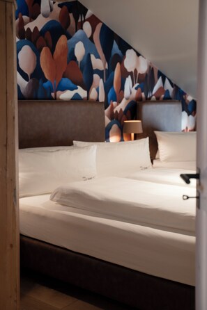 2 bedrooms, bed sheets - 04 Christl, 80 sqm, 2 bedrooms, balcony, sauna, tiled stove (Schleching)