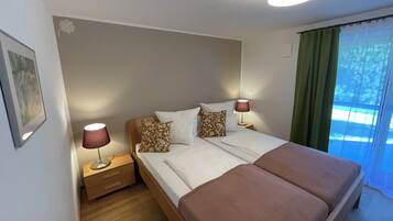 1 quarto, roupa de cama