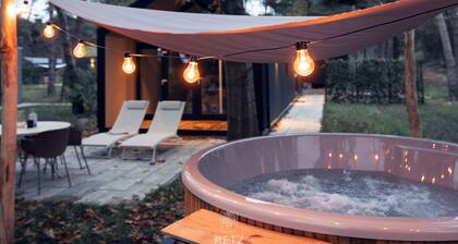 Luxury Wellness Lodge in a quiet, wooded area on the Salland Ridge