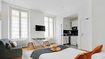 Desk, iron/ironing board, free WiFi